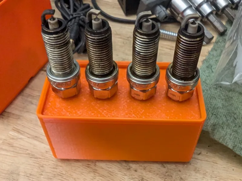 Gridfinity Prius Spark Plug Holder