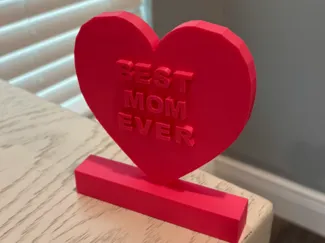 best mom ever heart