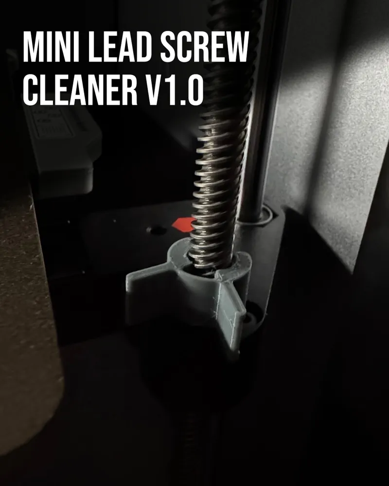 Mini lead screw cleaner v1.0