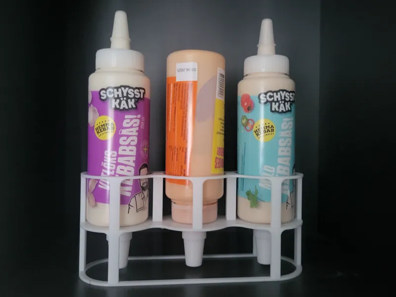 Sauce bottle holder (storable both directions)