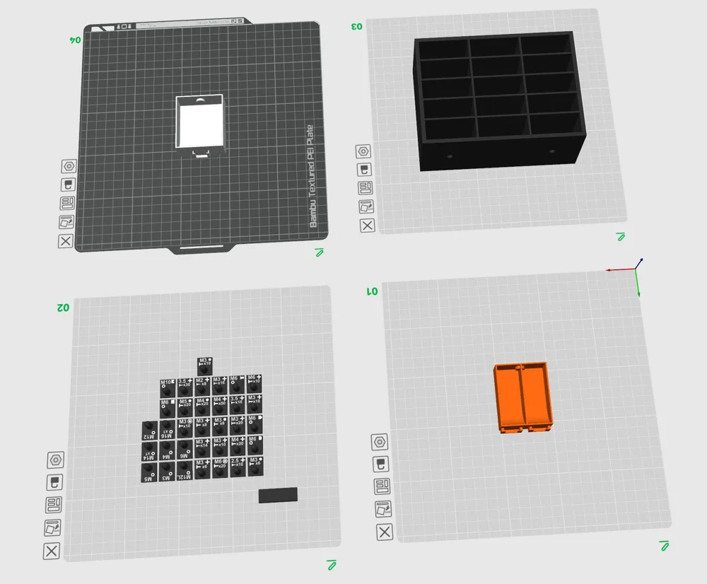Parts Box, Small, Miniature, Single/Double Box, Magnets by user ...