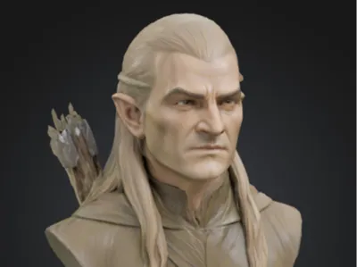 Elf Bust