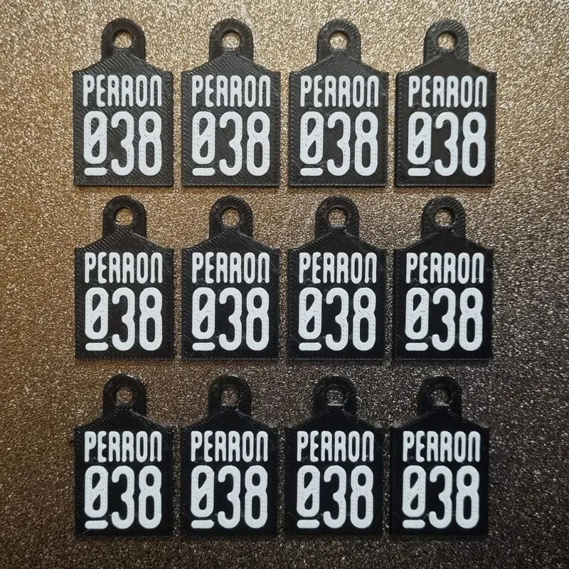 Perron038 Sleutelhanger (Keychain)