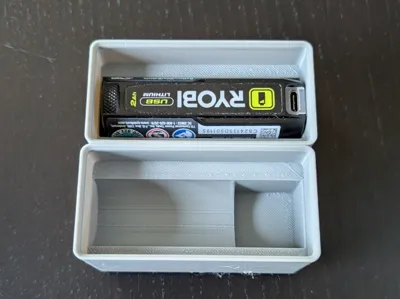Gridfinity Ryobi 4V battery Holder