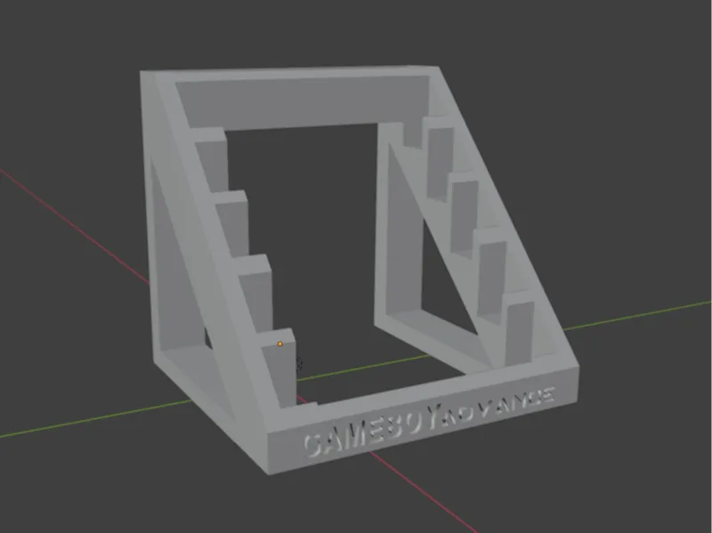Gameboy Advance Cartridge stand