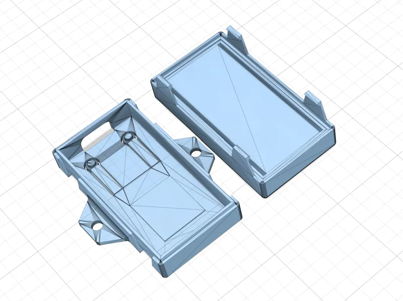 ESP32 Case with Mounting Ears