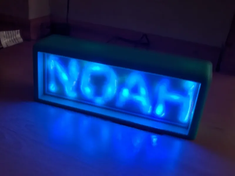 LED Namensschild | Noah