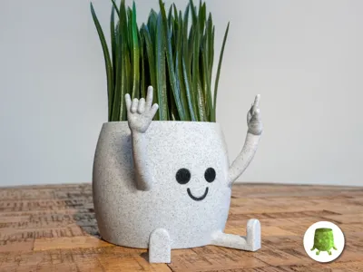 Happy Sitting Pot Rock N Roll Hand