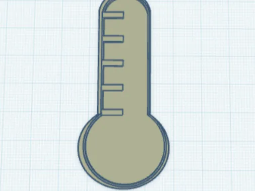 Termómetro para maquetas