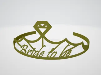 Bride to be crown