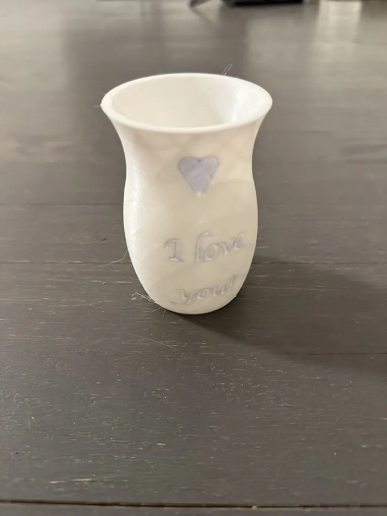 I love you Vase