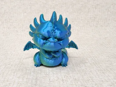 grumpy little dragon