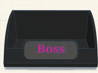 Business Card Holder with a name