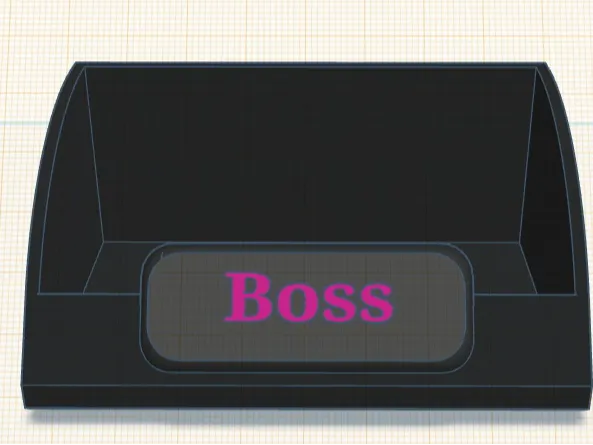 Business Card Holder with a name