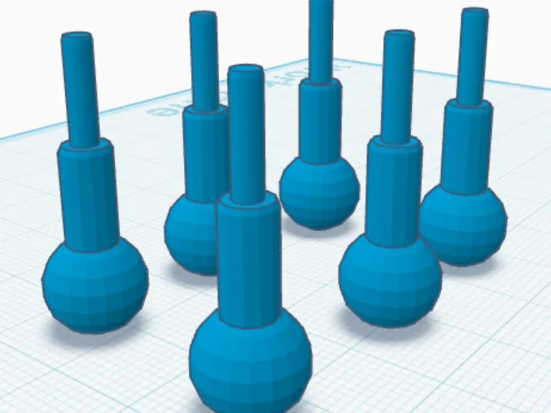 Simple Cribbage pegs