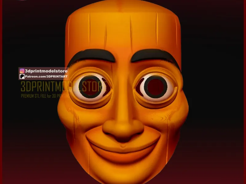 Tung Tung Tung Sahur Mask for Cosplay - Halloween