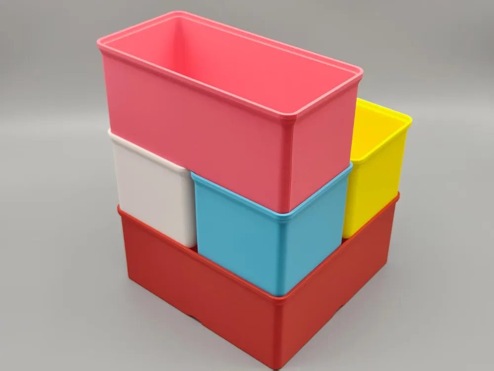 Stacked Rextangles Box's Truly Stackable Boxes of Various Sizes by 油菜又爱打 MakerWorld: Download ...