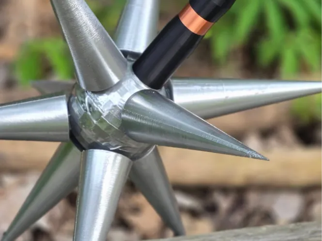 Large Hand Morning Star Mace cosplay prop