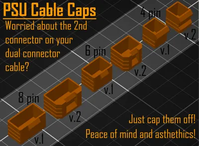 PC PSU Cable Cap for CPU EPS/PCI-E connectors