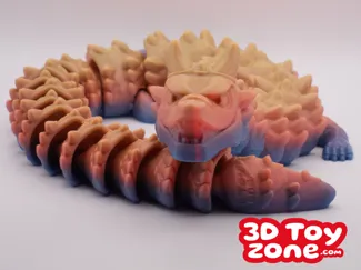 Flexi Dragon (Print-in-place) - 3D Toy Zone