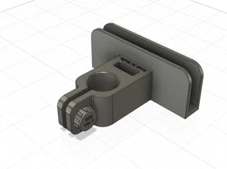 Macbook Air M2 articulating monitor stand holder