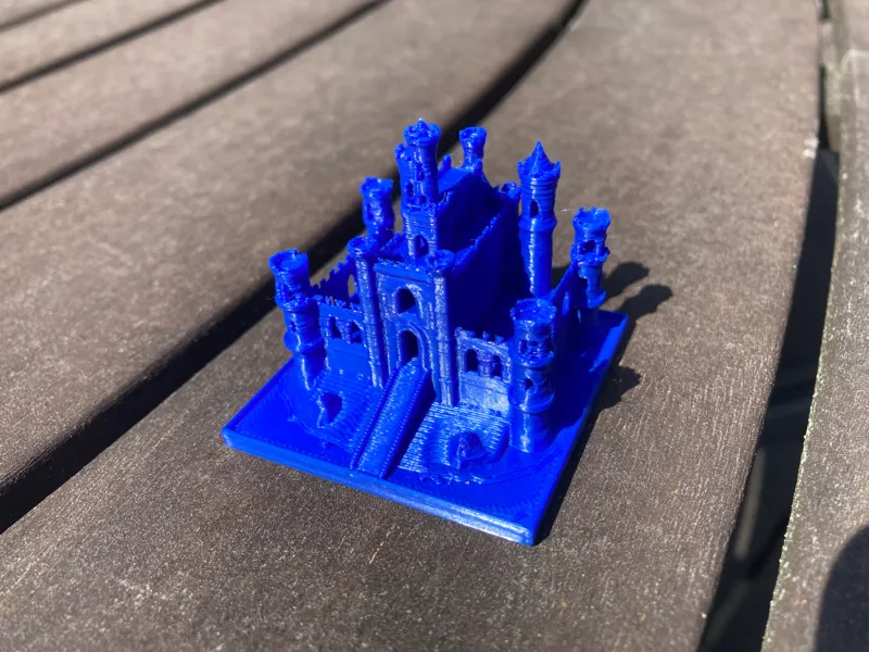 Miniature Fantasy Castle – Tiny High-Detail Model