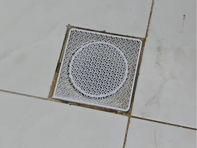 Ultra-thin bathroom drain filter