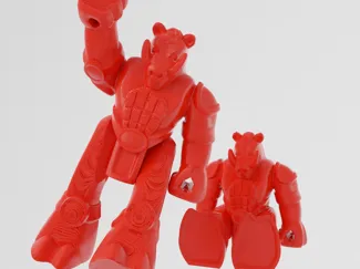Warthog (Print-in-place) - 3D Toy Zone