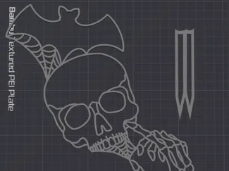 Spooky plant trellis with spike