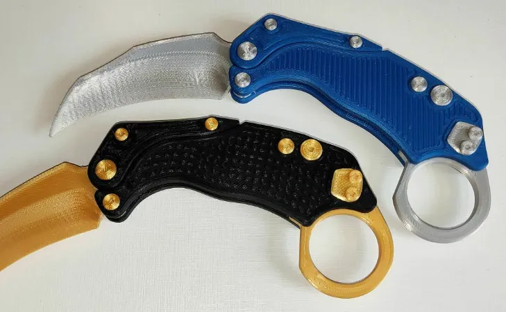karambit knife csgo by user_3398774409 MakerWorld: Download Free 3D Models