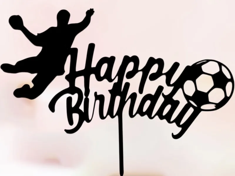 Cake topper - handball