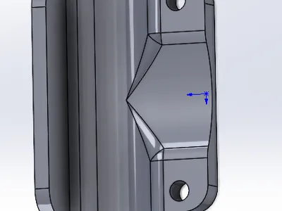 Drawer Pull hole alignment jig