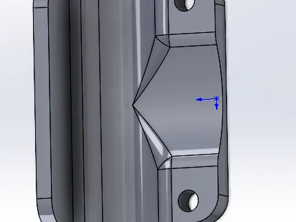 Drawer Pull hole alignment jig