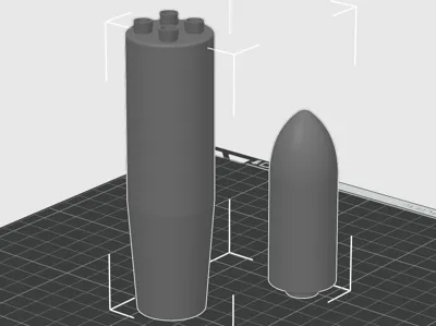 Simple Magnetic Mini Rocket