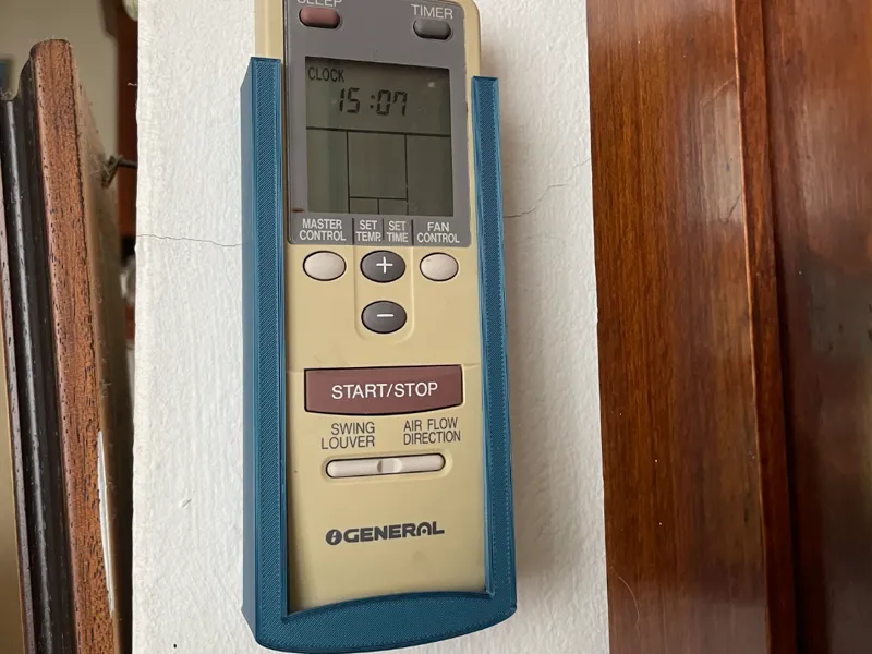 Holder for air conditioner remote 