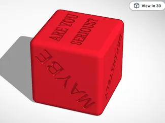 Question cube