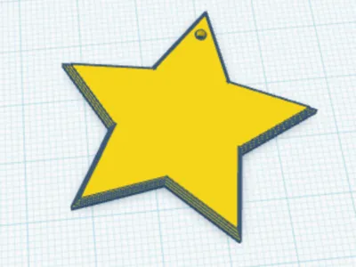 star keychain