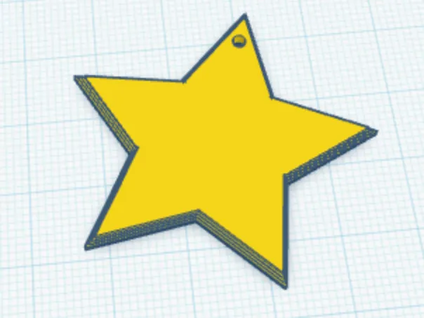 star keychain