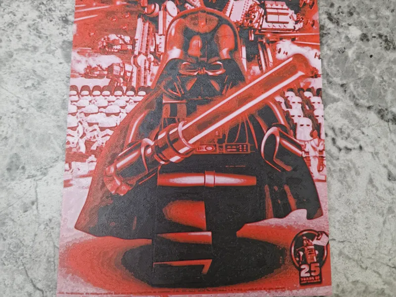 star wars 25th anniversay hueforge