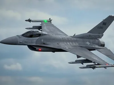 fighter jet f-16 falcon