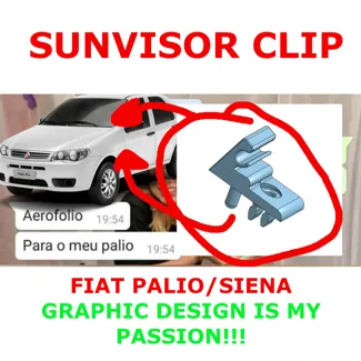 Fiat Palio/Siena Sunvisor Clip