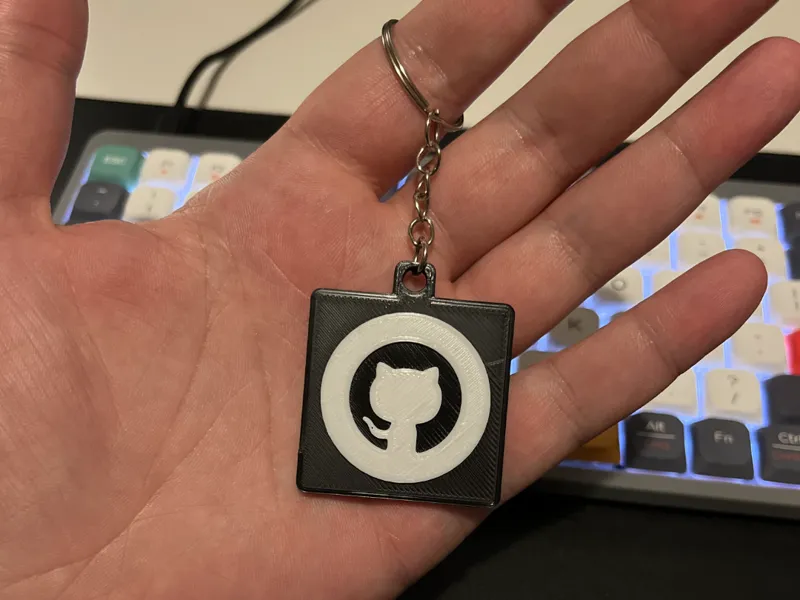 GitHub NFC Keychain – Modern, Durable & AMS-Free!
