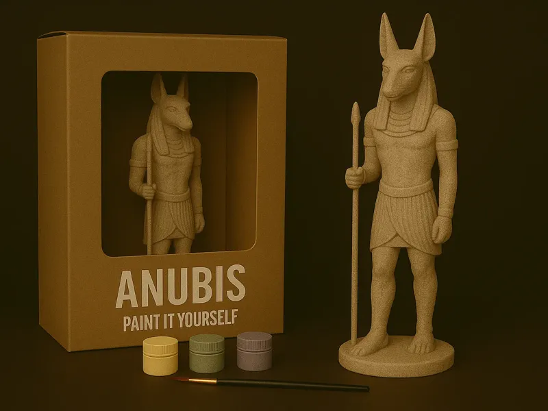 Anubis – Paint-It-Yourself Figurine