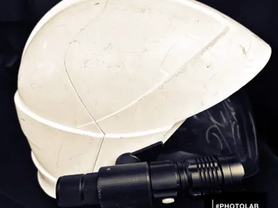 Helmet Flashlight Mount 