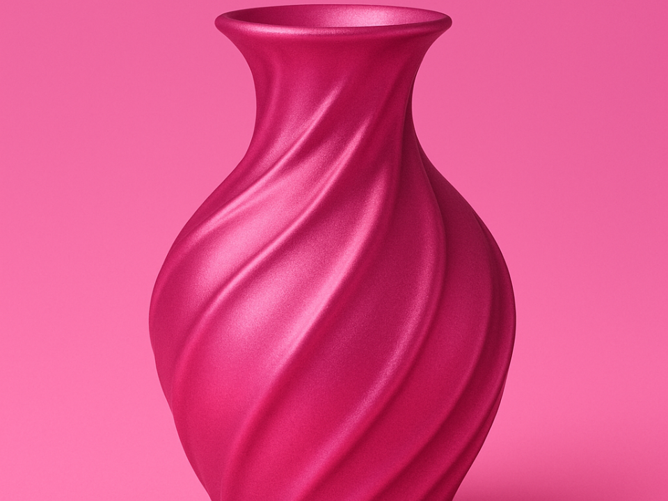 silk vase (丝绸花瓶）