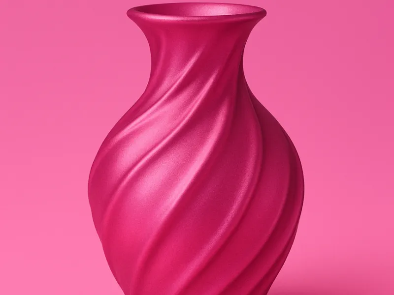 silk vase (丝绸花瓶）