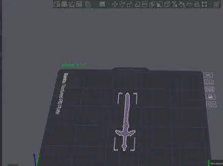 master sword keychain 