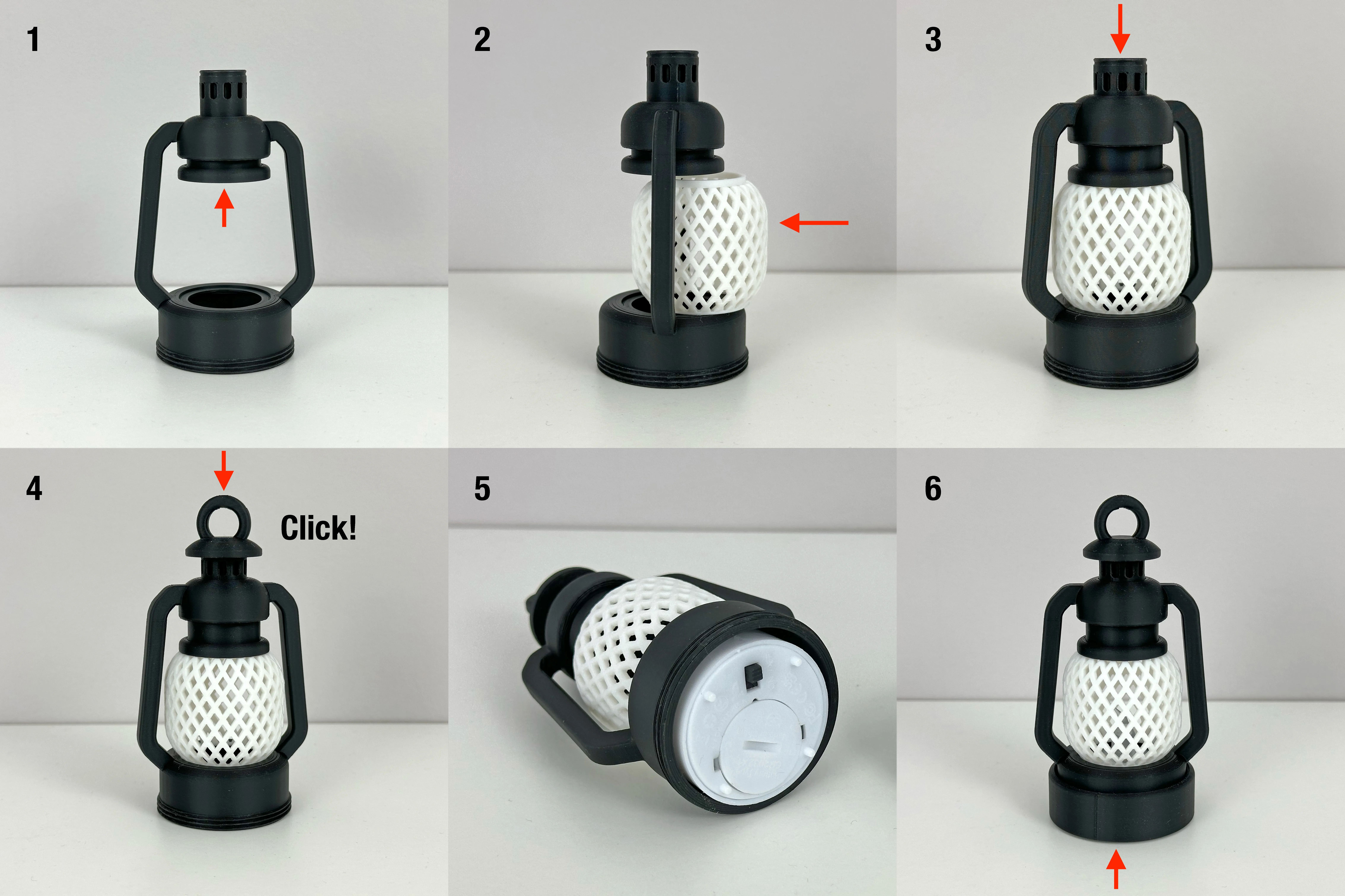 Mini-Öllampe Teelicht Laterne – Kostenloses 3D-Druckmodell – MakerWorld