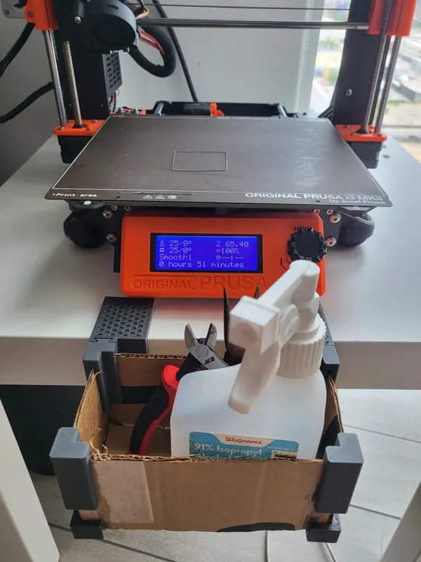 Customizable cardboard utility box