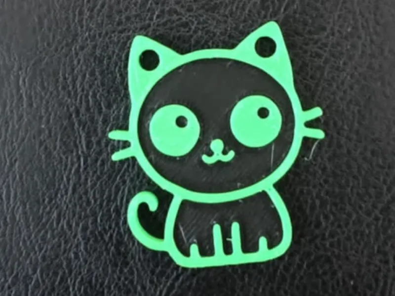 Cute cat - keychain
